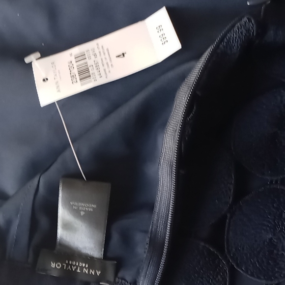 COPY - Ann Taylor factory classy navy blue skirt size 4 - Picture 5 of 12